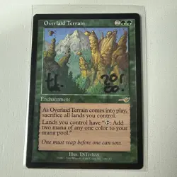 1x Signed Overlaid Terrain - Nemesis - LP FREE SHIPPING DiTerlizzi - Image 1
