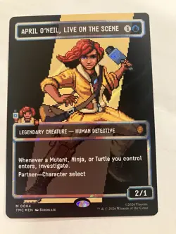 April O'Neil, Live on the Scene (Borderless) (Surge Foil) - Image 1
