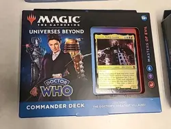 Magic The Gathering Doctor Who Set of All 4 Commander Decks Complete - Image 4
