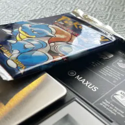 21.24g HEAVYU VTG. 1999 Pokemon Base Set Unlimited FACTORY Sealed pokemon Pack - Image 4