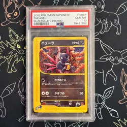 PSA 10 - Sneasel Mcdonalds Promo Pokemon Japanese 2002 036/P Mcdonald's - Image 1