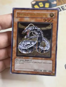 Proto-Cyber Dragon SOI-EN010 1st Edition Ultimate Rare YuGiOh! NM Euro Print - Image 3