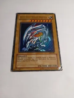 Starter Deck Kaiba Blue-eyes Lot (Unlimited/damaged)[First Blue-eyes is NM ~20$] - Image 4