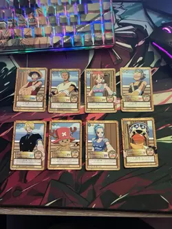 2001 One Piece Hyper Battle Luffy Pirates & Vivi Promo C-JF02.1 to C-JF02.8 - Image 1