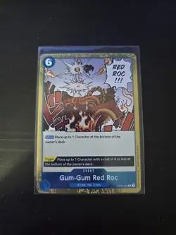 Gum-Gum Red Roc (OP04-056) - Kingdoms Of Intrigue - One Piece TCG - NM English - Image 1
