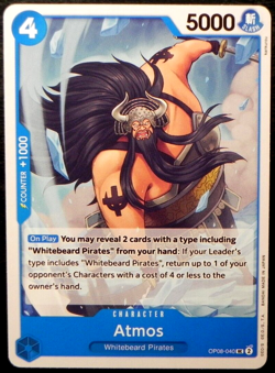 One Piece Two Legends OP08-040 Atmos Character UNCOMMON English - Image 1