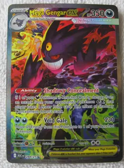 2026 Pokemon Ascended Heroes Mega Gengar EX 284/217 Special Illustration Rare - Image 1