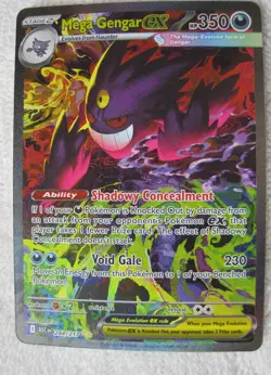2026 Pokemon Ascended Heroes Mega Gengar EX 284/217 Special Illustration Rare - Image 3