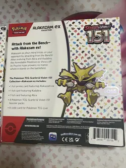 Pokemon Scarlet & Violet 151 Alakazam EX Collection Box New Factory Sealed 🔥 - Image 2