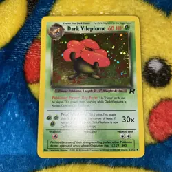 Pokemon Dark Vileplume 13/82 Holo Team Rocket NM - Image 1