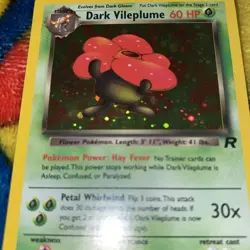 Pokemon Dark Vileplume 13/82 Holo Team Rocket NM - Image 2