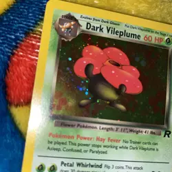 Pokemon Dark Vileplume 13/82 Holo Team Rocket NM - Image 3