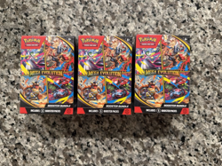 3x Lot Pokemon MEGA EVOLUTION Booster Bundle New Factory Sealed - Image 1