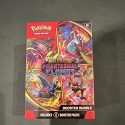 Pokemon TCG Mega Evolution Phantasmal Flames Booster Bundle Box Mega Charizard X - Image 1