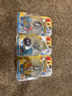 Lot of 3 Vintage Pokemon Johto Edition Figure Multi-Packs Sealed - Image 1
