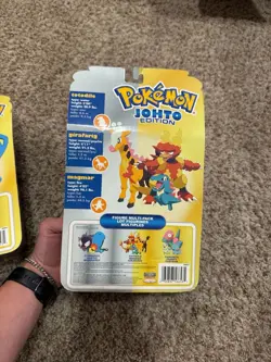 Lot of 3 Vintage Pokemon Johto Edition Figure Multi-Packs Sealed - Image 4