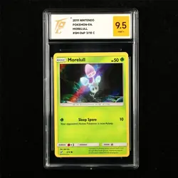 TQG 9.5 MINT+ 2019 Pokemon ENG Morelull 3/18 C - Image 1