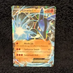 Pokemon Toxicroak EX, Yveltal EX, Groudon EX, Lucario EX XY Holo 4 TCG English - Image 4