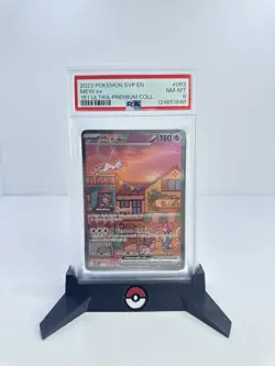 2023 POKEMON SVP EN-SV BLACK STAR PROMO 151 ULTRA-PREM COLL #053 MEW EX PSA 8 - Image 1