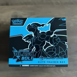 Pokemon Center Black Bolt ETB (Elite Trainer Box) Pokemon TCG - SEALED - Image 1