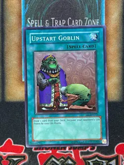 Yugioh Upstart Goblin SRL-EN033 Common Worldwide Edition LP - Image 1