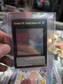 Yugioh Number 101: Silent Honor ARK LED9-EN000 Ghost Rare 1st Ed NM - Image 1