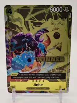 Winner Jinbe EB02-055 Rare Alt Tournament Pack 2025 ENGLISH NM One Piece - Image 1