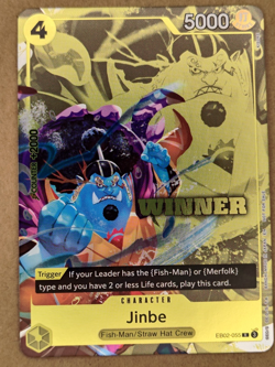Winner Jinbe EB02-055 Rare Alt Tournament Pack 2025 ENGLISH NM One Piece - Image 3