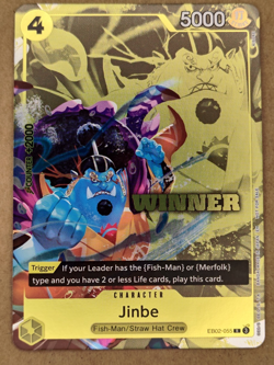 Winner Jinbe EB02-055 Rare Alt Tournament Pack 2025 ENGLISH NM One Piece - Image 4