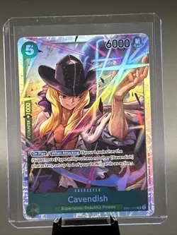 Cavendish EB01-012 SR One Piece TCG, The Best Vol. 2 foil, English - Image 1