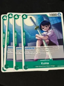 4X Kuina | OP12-026 NM | Legacy of the Master | One Piece TCG Playset - Image 1