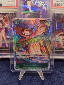 One Piece TCG Dracule Mihawk ST12-003 Super Rare Starter Deck: Zoro and Sanji - Image 1