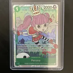 Perona OP12-034 Character One Piece 2000 Power 1 Cost Holo Special Bandai - Image 1