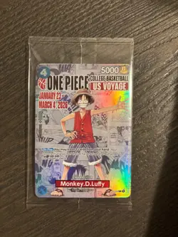 Monkey.D.Luffy (College Basketball US Voyage) One Piece Promotion - Image 1