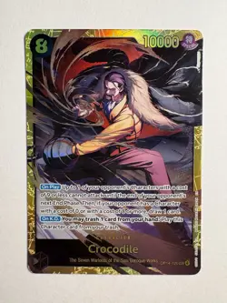 One Piece TCG The Azure Sea's Seven Crocodile OP14-120 SEC Eng NM - Image 1