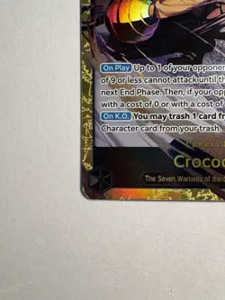 One Piece TCG The Azure Sea's Seven Crocodile OP14-120 SEC Eng NM - Image 2
