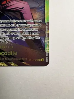 One Piece TCG The Azure Sea's Seven Crocodile OP14-120 SEC Eng NM - Image 3