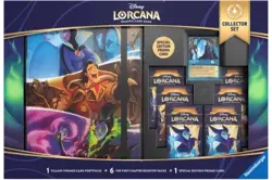 Disney Lorcana First Chapter Collector Set Bundle - 6 packs, portfolio, & promo - Image 1