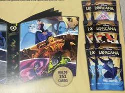 Disney Lorcana First Chapter Collector Set Bundle - 6 packs, portfolio, & promo - Image 5