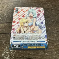 Sexy Bikini Yue & Shea FOIL ARI/S103-E076 Weiss Schwarz Arifureta R Rare Bunny - Image 1