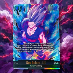 Son Gohan SH FB07-121 SCR Secret Rare Dragon Ball Super Fusion World Card NM - Image 1