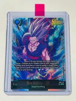 Son Gohan SH FB07-121 SCR Secret Rare Dragon Ball Super Fusion World Card NM - Image 2