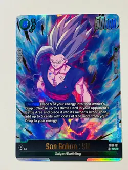 Son Gohan SH FB07-121 SCR Secret Rare Dragon Ball Super Fusion World Card NM - Image 3