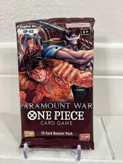 OP-02 Paramount War One Piece Card Game - 1 Booster Pack English - Image 1