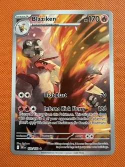 Pokemon Blaziken 192/182 Illustration Rare Destined Rivals TCG Card - Image 1