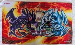 Yu-Gi-Oh! Trading Card Game | Toon Blue Eyes And Red Eyes Dragon Playmat | - Image 1