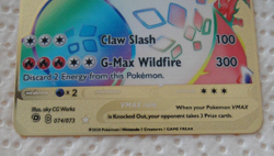 Rainbow Charizard VMAX - Gold Metal Pokemon Card HP330 - Image 3