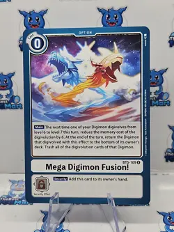 Digimon Card Game Mega Digimon Fusion! BT5-109 R NM - Image 1