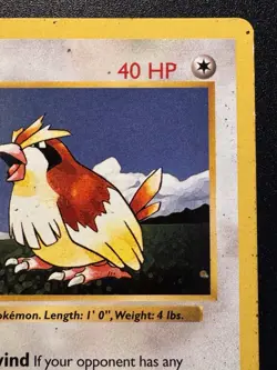 1st Edition Shadowless Pidgey 57/102 Base Set Pokemon Card Rare HP - Image 4