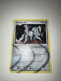 Pokemon Arceus Lv. 100 AR9 Platinum Holo Rare Pokemon Card TCG - Image 1